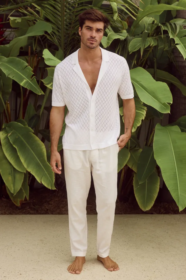 Runaway The Label Shirts Menswear BILLIE SHIRT 8211 WHITE