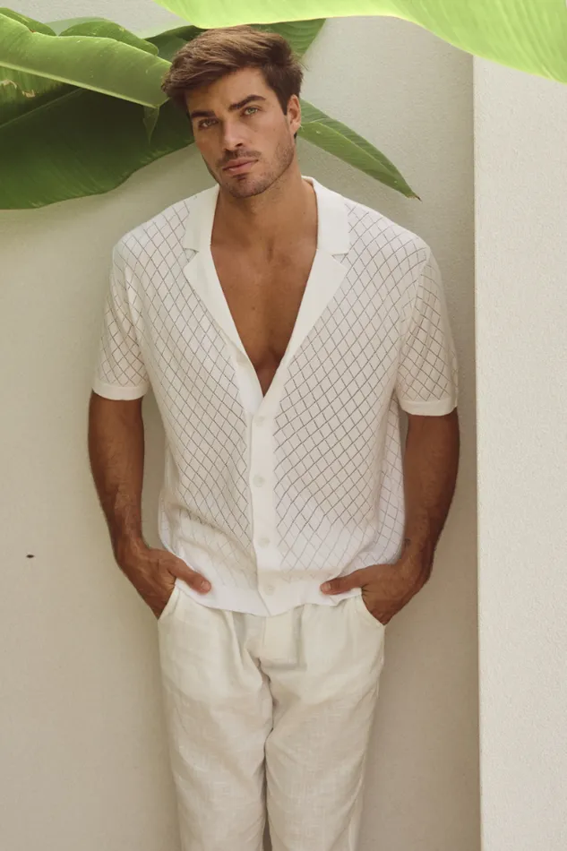 Runaway The Label Shirts Menswear BILLIE SHIRT 8211 WHITE