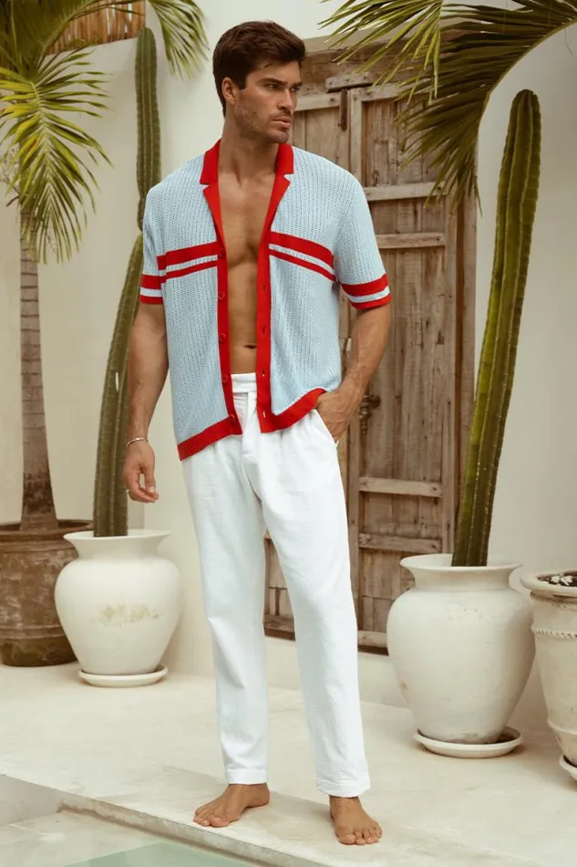 Runaway The Label Shirts Menswear BRODY SHIRT 8211 REDSKY