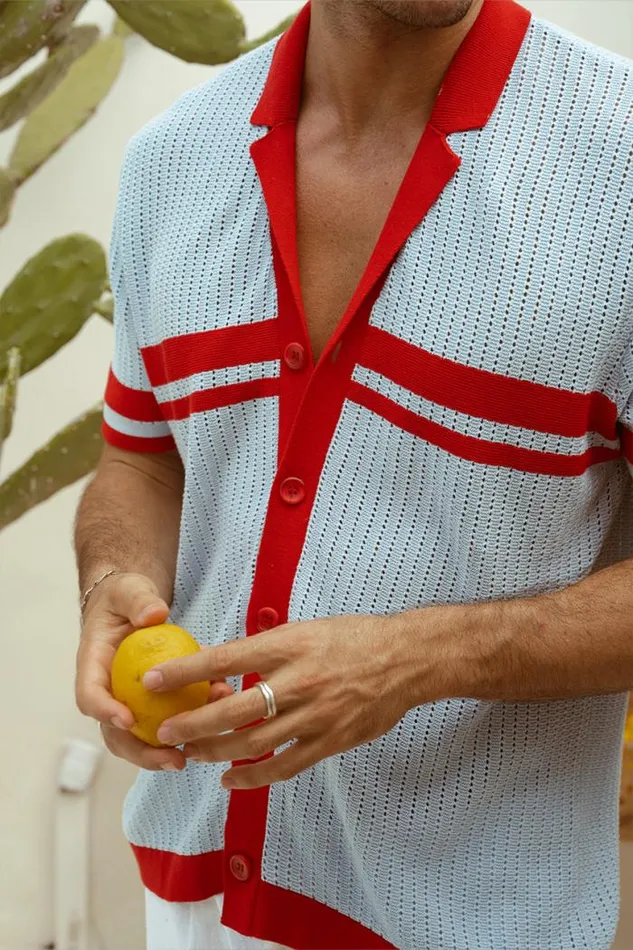 Runaway The Label Shirts Menswear BRODY SHIRT 8211 REDSKY