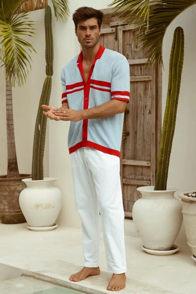 Runaway The Label Shirts Menswear BRODY SHIRT 8211 REDSKY
