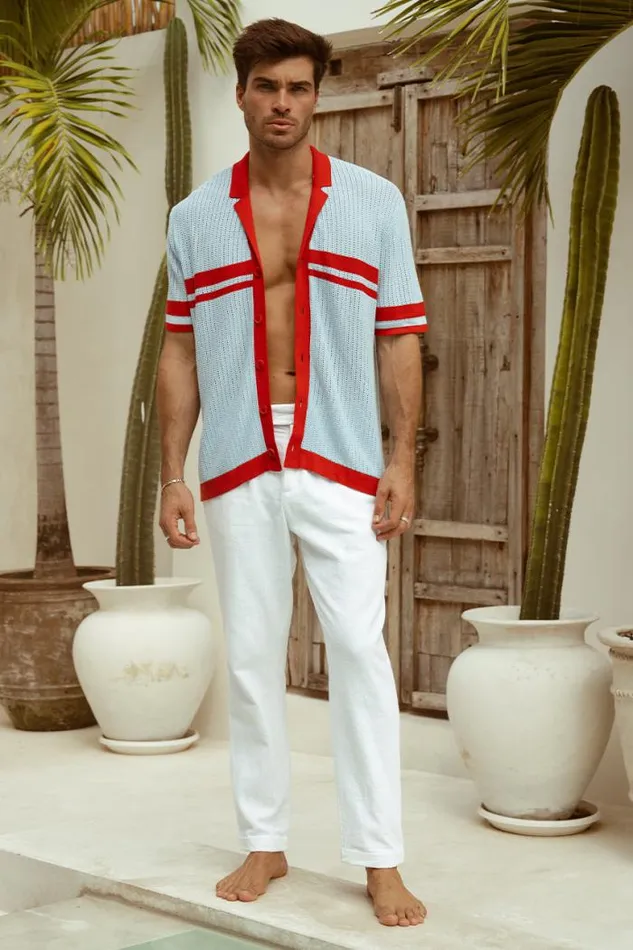 Runaway The Label Shirts Menswear BRODY SHIRT 8211 REDSKY