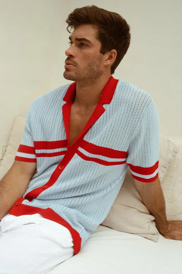 Runaway The Label Shirts Menswear BRODY SHIRT 8211 REDSKY