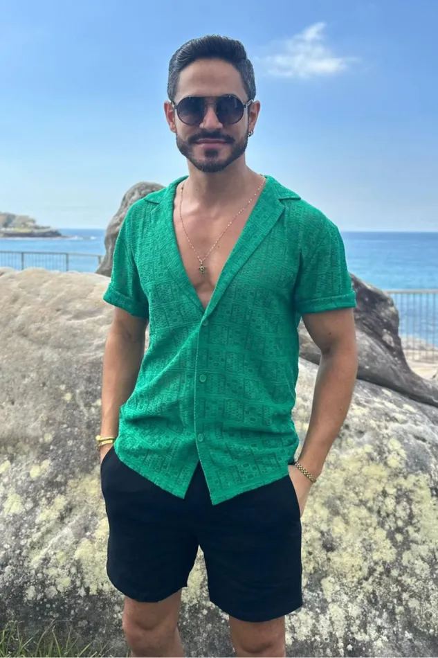 Runaway The Label Shirts Menswear MATILO SHIRT 8211 GREEN