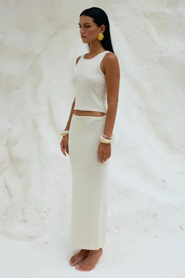 Runaway The Label Skirts Shop ADDI MIDI SKIRT 8211 IVORY