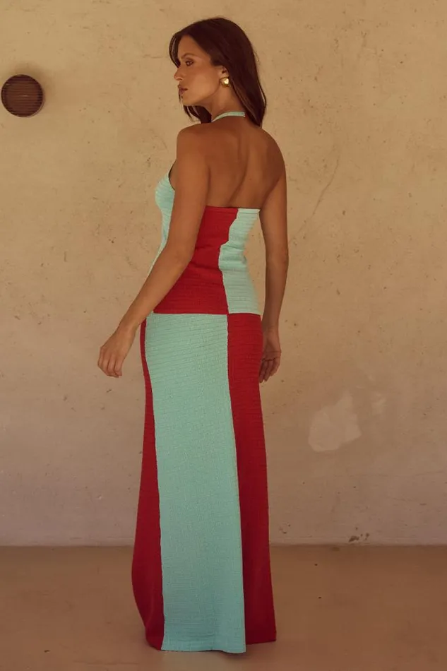 Runaway The Label Skirts Shop ELITA MAXI SKIRT 8211 JAFFABLUE