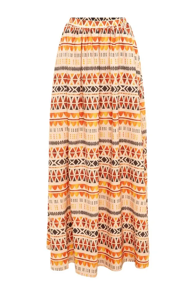 Runaway The Label Skirts Shop JOVIE MAXI SKIRT 8211 PHOENIX PRINT