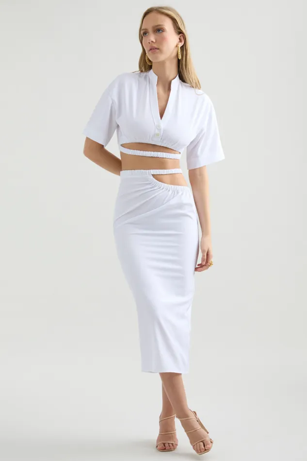 Runaway The Label Skirts Shop Palais Midi Skirt 8211 White Runaway The Label Skirts Shop Palais Midi Skirt 8211 White