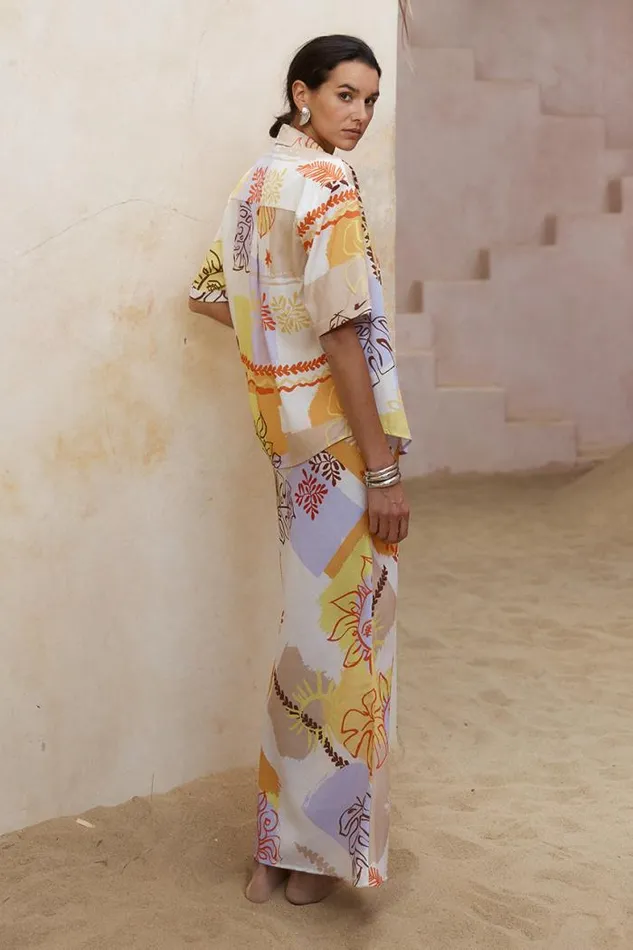 Runaway The Label Skirts Shop PALAMA MAXI SKIRT 8211 PALAMA PRINT