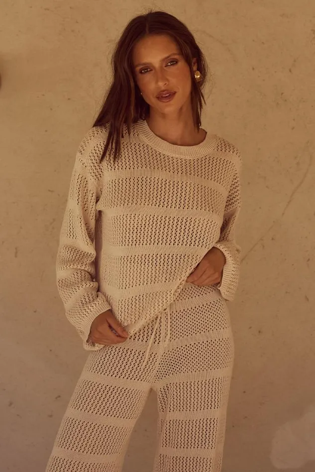 Runaway The Label Winter Sets Shop CRAWFORD TOP 8211 SAND