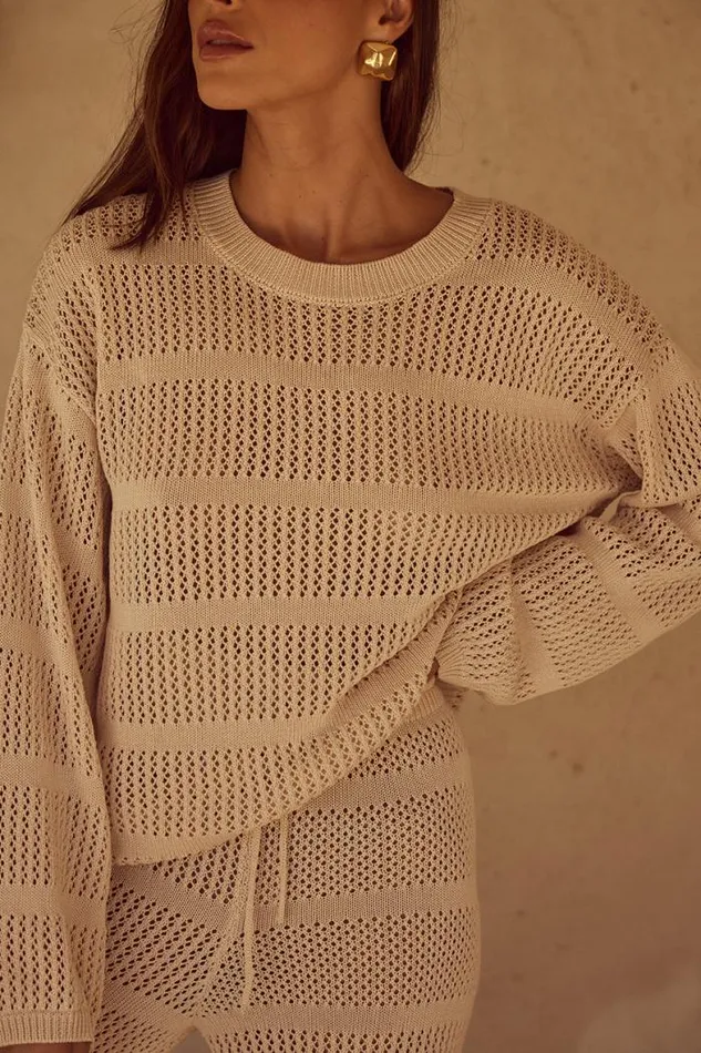 Runaway The Label Winter Sets Shop CRAWFORD TOP 8211 SAND