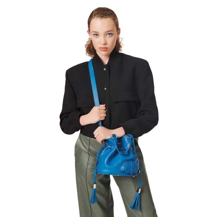 S Bucket Bag Cobalt Women Lancel Cross Body Bags