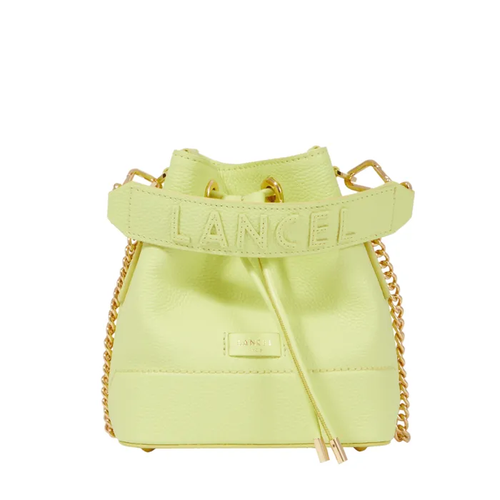 S Bucket Bag Lime Women Lancel Cross Body Bags
