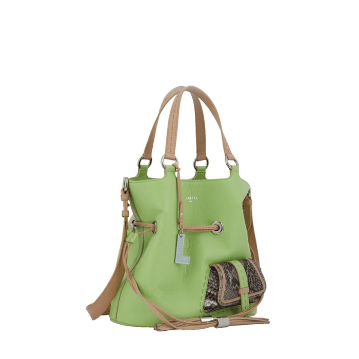 S Bucket Bag Multico Apple Green Women Lancel The Exotics S Bucket Bag Multico Apple Green Women Lancel The Exotics