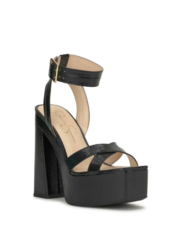 Sandals Shoes Jessica Simpson Beasley Platform Heel In Black