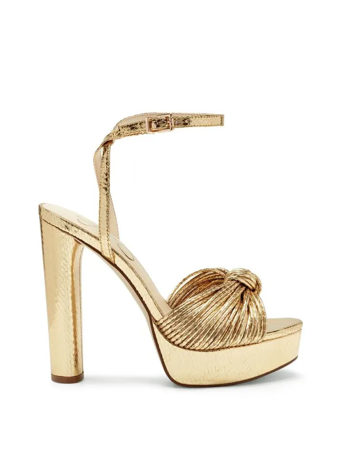 Sandals Shoes Jessica Simpson Immie Platform Sandal In Gold Snake
