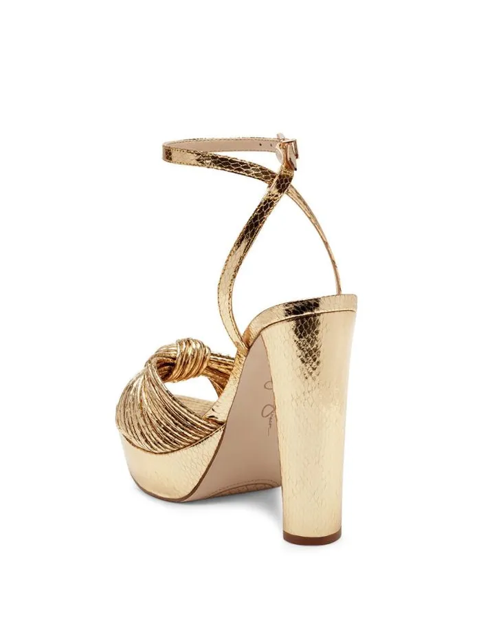 Sandals Shoes Jessica Simpson Immie Platform Sandal In Gold Snake