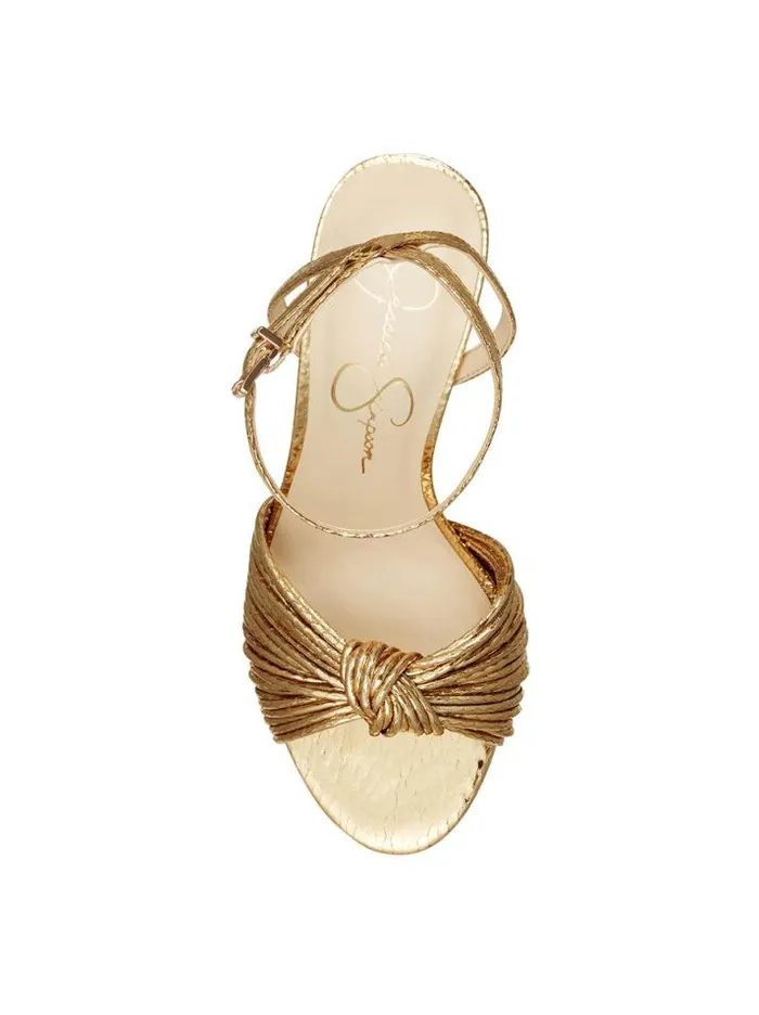 Sandals Shoes Jessica Simpson Immie Platform Sandal In Gold Snake
