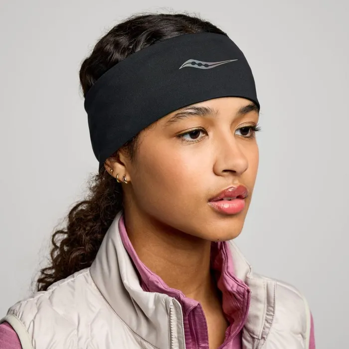Saucony Accessories MenWomen Hurricane Headband Black