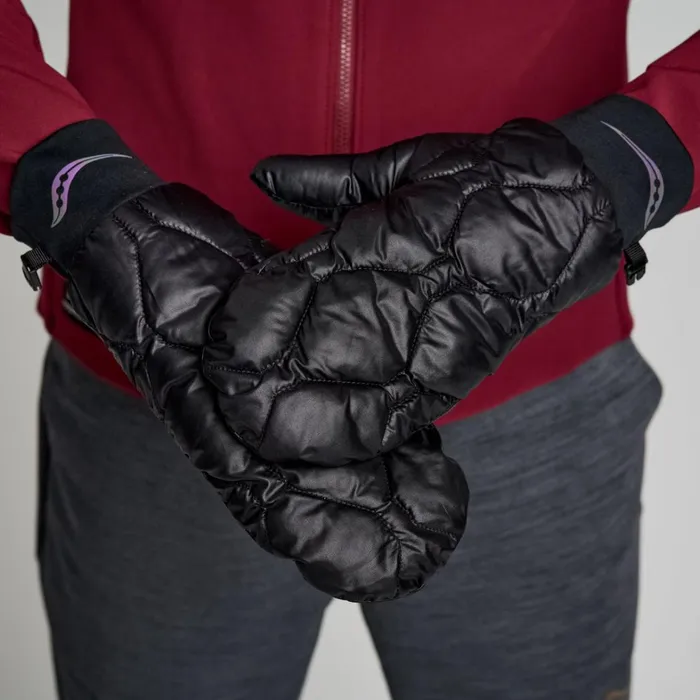 Saucony Accessories MenWomen Hurricane Insulated Mitt Black
