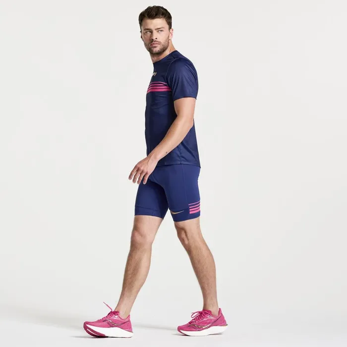 Saucony Bottoms Men Elite Tight Short Sodalite