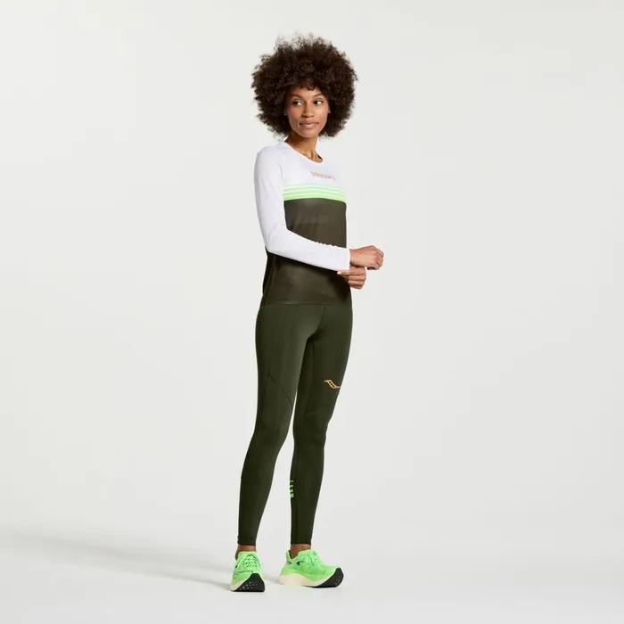 Saucony Bottoms Women Elite Tight Umbra