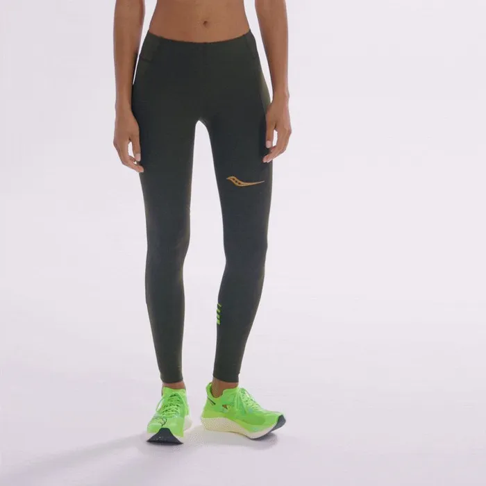 Saucony Bottoms Women Elite Tight Umbra