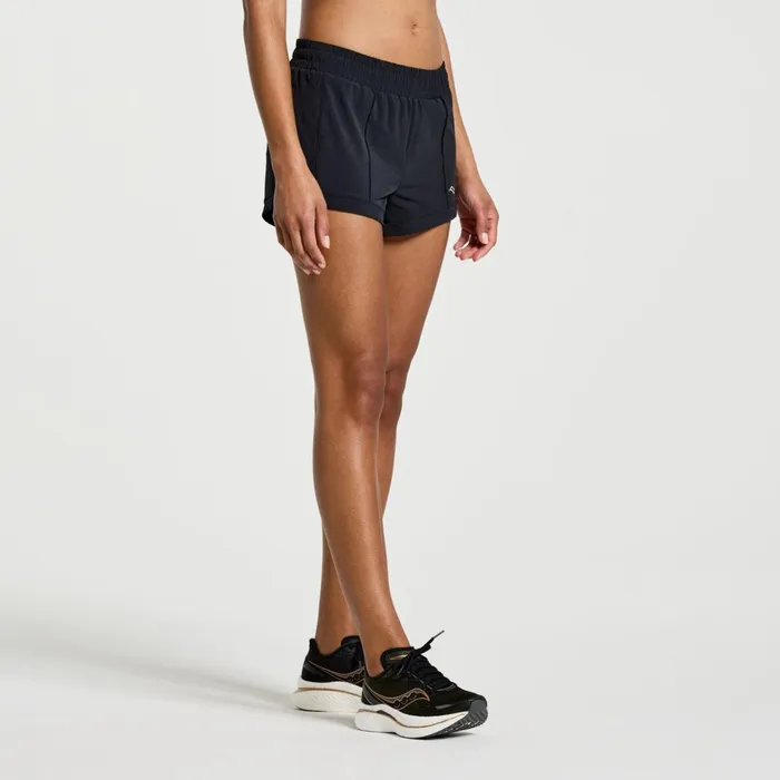 Saucony Bottoms Women Outpace 3034 Short Black