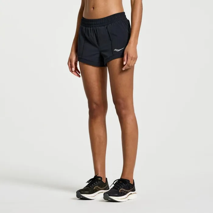 Saucony Bottoms Women Outpace 3034 Short Black