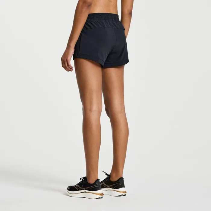 Saucony Bottoms Women Outpace 3034 Short Black