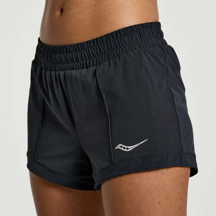 Saucony Bottoms Women Outpace 3034 Short Black