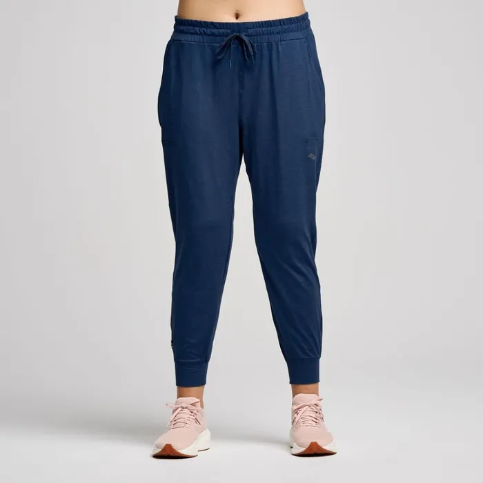 Saucony Bottoms Women Triumph Pant Navy Heather