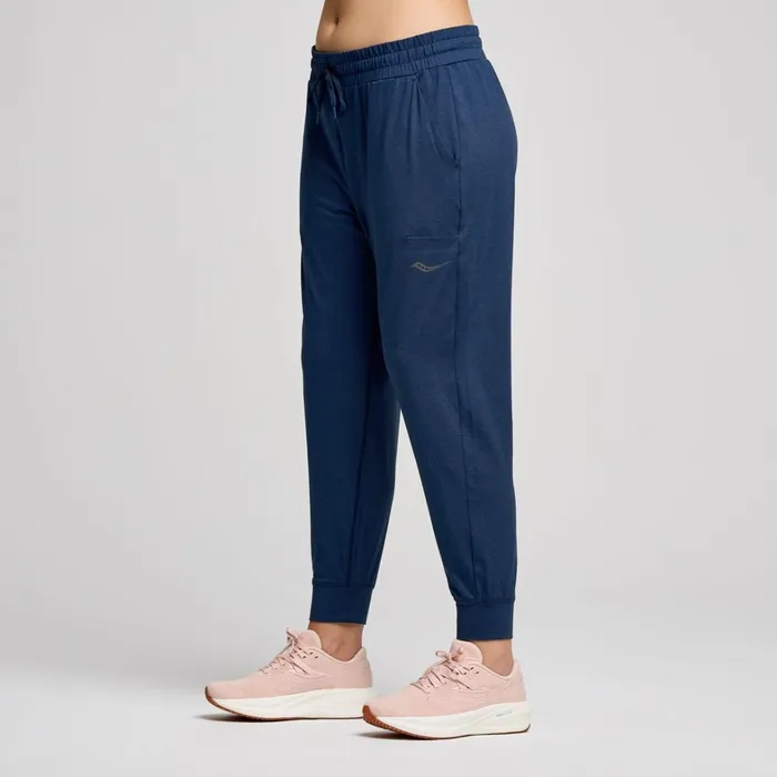 Saucony Bottoms Women Triumph Pant Navy Heather