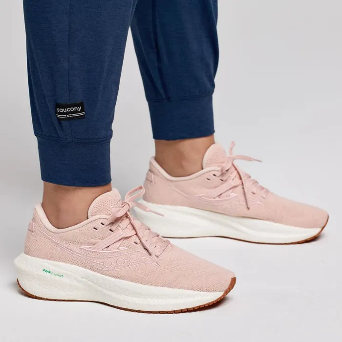 Saucony Bottoms Women Triumph Pant Navy Heather