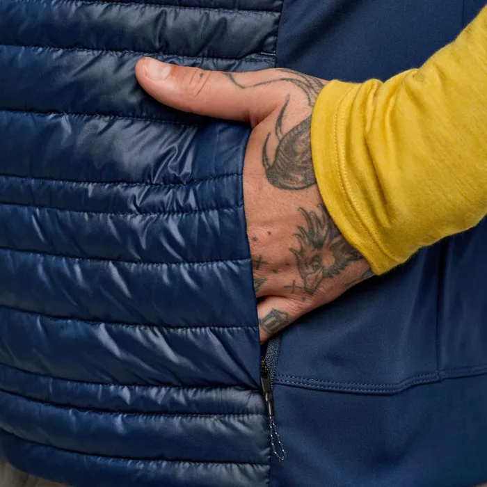 Saucony Jackets Men Hurricane Insulated Vest Navy