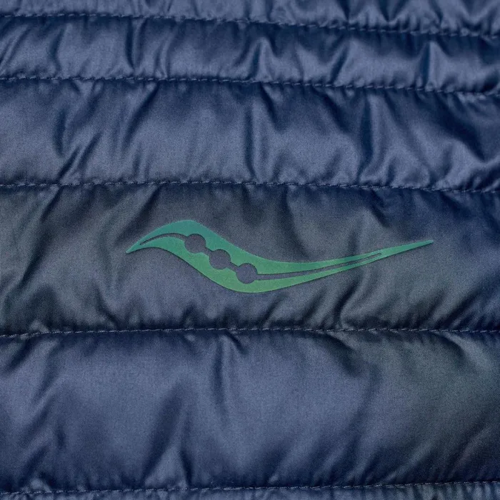 Saucony Jackets Men Hurricane Insulated Vest Navy