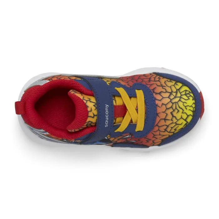 Saucony Kids Flash 30 AC Jr Sneaker Blackredyellow
