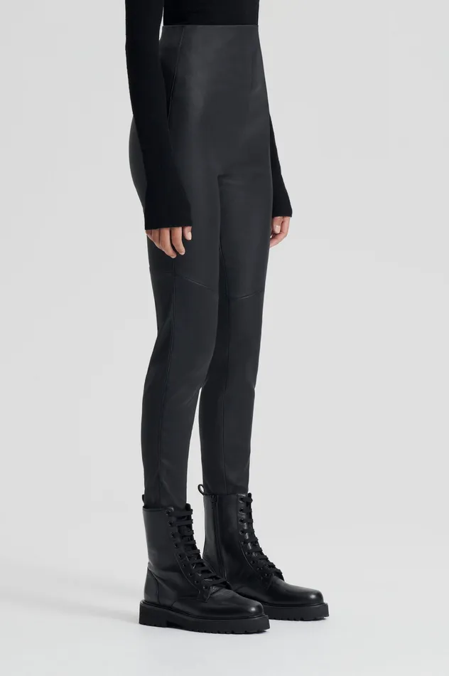 Scanlan Theodore STRETCH LEATHER LEGGING BLACK Women Leather Scanlan Theodore STRETCH LEATHER LEGGING BLACK Women Leather