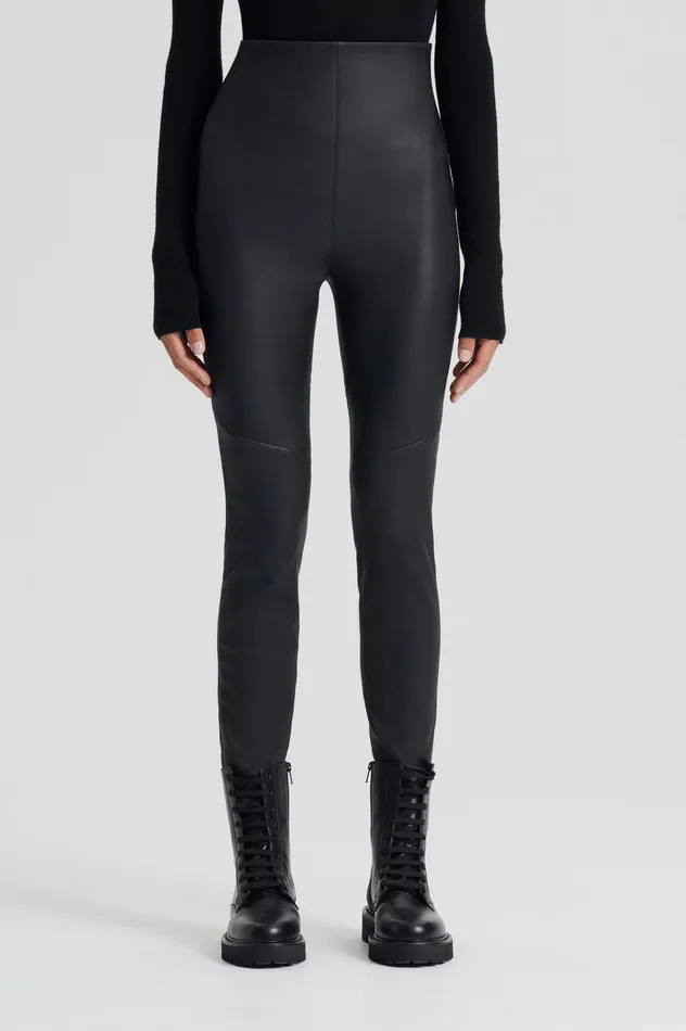 Scanlan Theodore STRETCH LEATHER LEGGING BLACK Women Leather Scanlan Theodore STRETCH LEATHER LEGGING BLACK Women Leather
