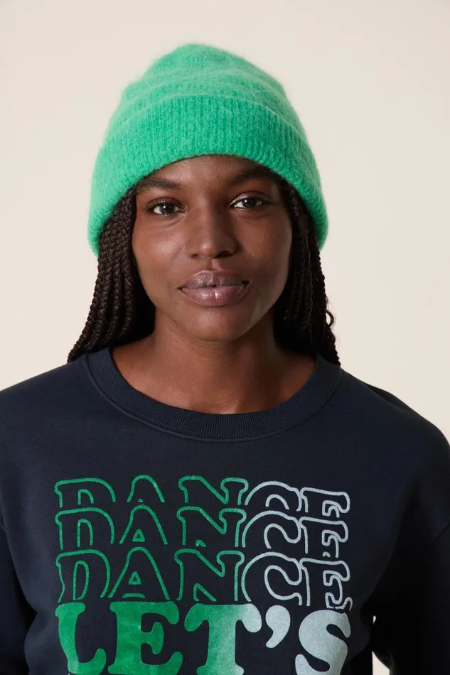 Scarves and Beanies Women Leon and Harper Mind Pln Beanie Green