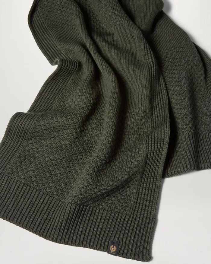 Scarves MenWomen Belstaff Sternway Scarf Tile Green Scarves MenWomen Belstaff Sternway Scarf Tile Green