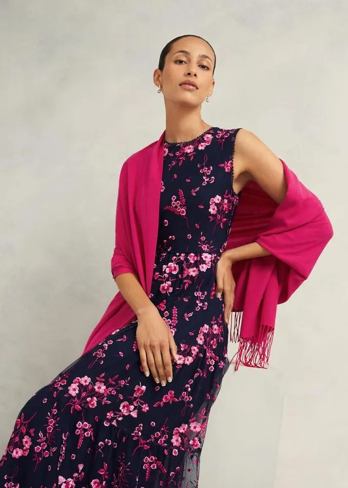 Scarves Women HOBBS Matilda Scarf Zinnia Pink