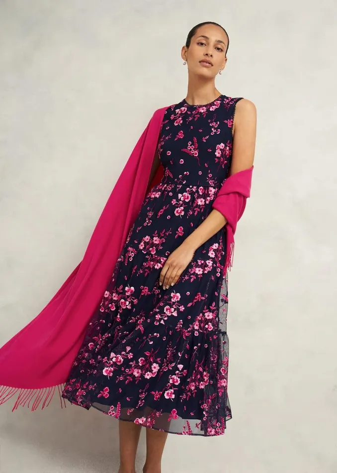 Scarves Women HOBBS Matilda Scarf Zinnia Pink