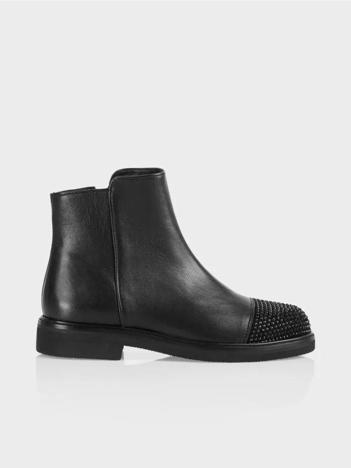 Schuhe Damen Marc Cain Bootie Mit Verzierung Black