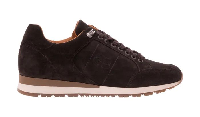 Seb 8211 Dark Brown Suede Men Barker Shoes Mens Sneakers