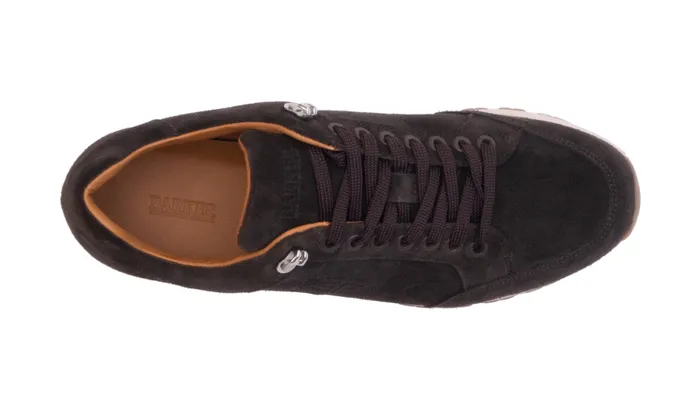 Seb 8211 Dark Brown Suede Men Barker Shoes Mens Sneakers