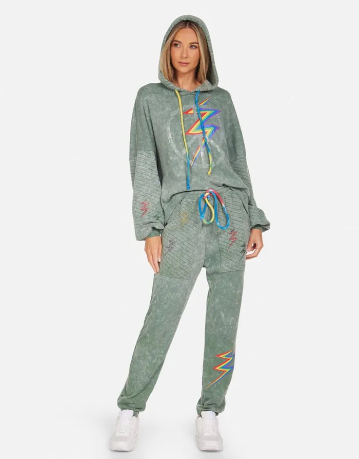 Serilda Crystal Lightning Peace Military Mineral Primary Tie Dye Women039s Lauren Moshi Hoodies