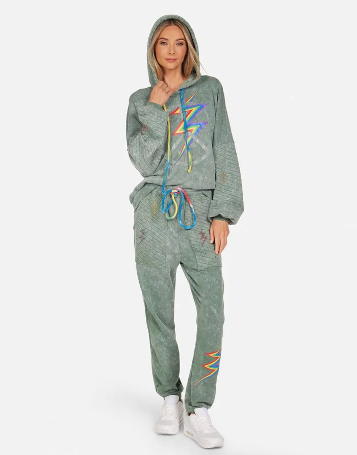 Serilda Crystal Lightning Peace Military Mineral Primary Tie Dye Women039s Lauren Moshi Hoodies