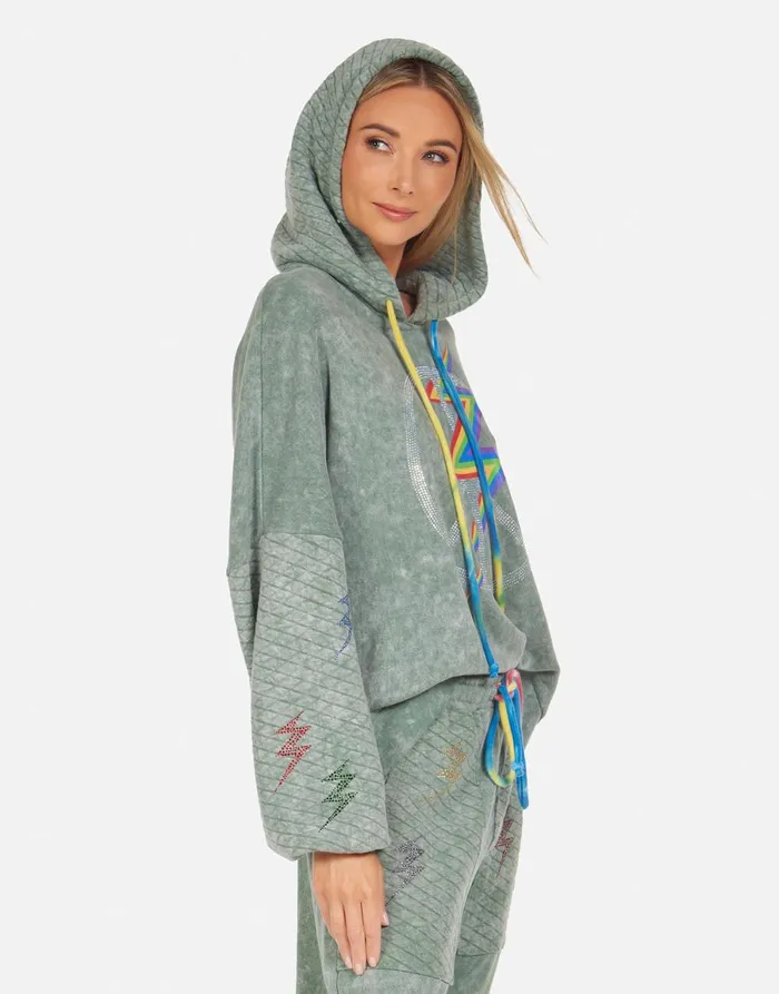 Serilda Crystal Lightning Peace Military Mineral Primary Tie Dye Women039s Lauren Moshi Hoodies