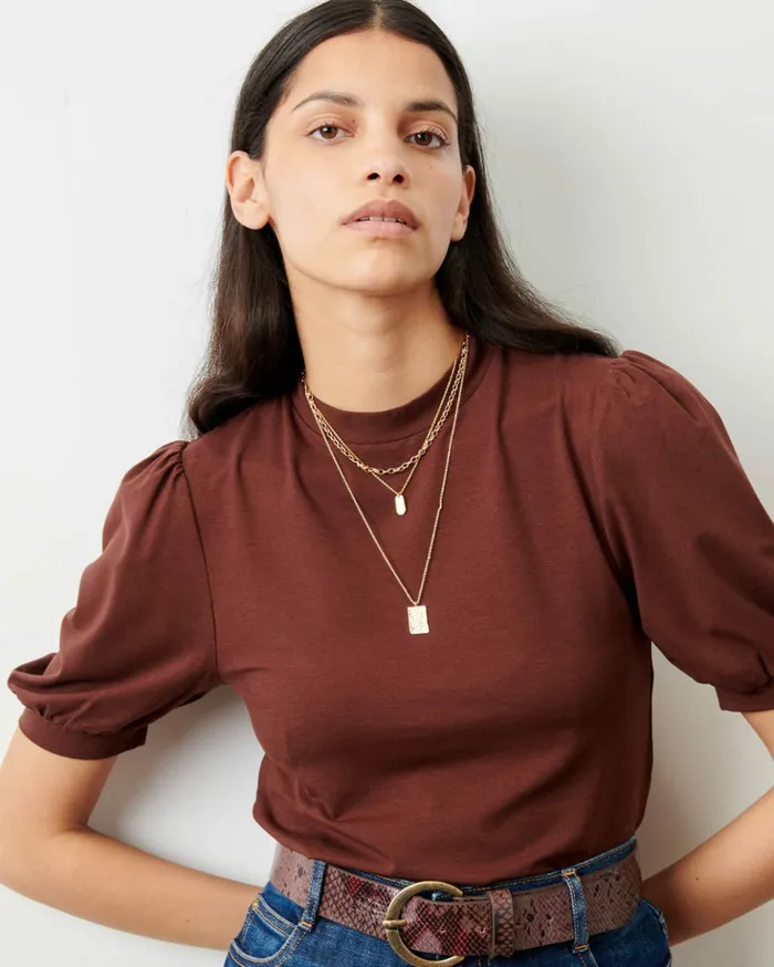 Sessn Womens TShirts And Tops Ameland Brownwhisky For Sale